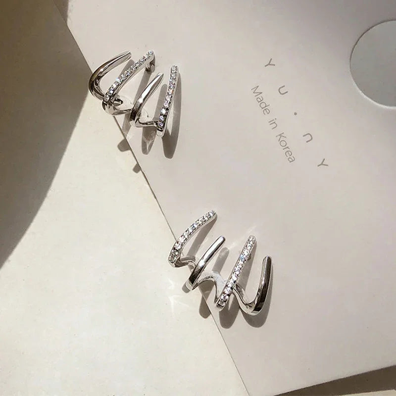 LUX Zircon Pearl Drop Earrings