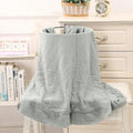 INS Ruffled Muslin Baby Swaddle Blankets for New Born Infant Bedding Organic Baby Accessories Newborn Receive Blanket Cotton