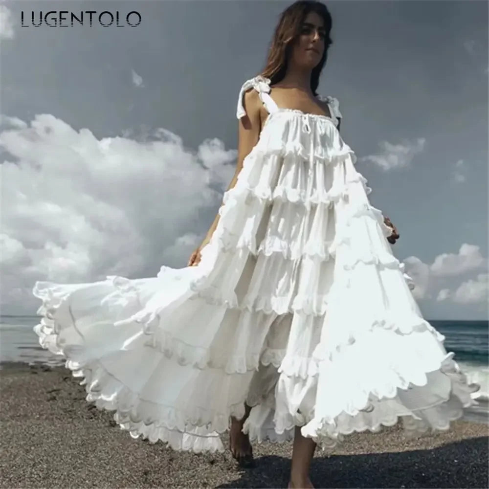 Boho Luxe Layered Summer Dress