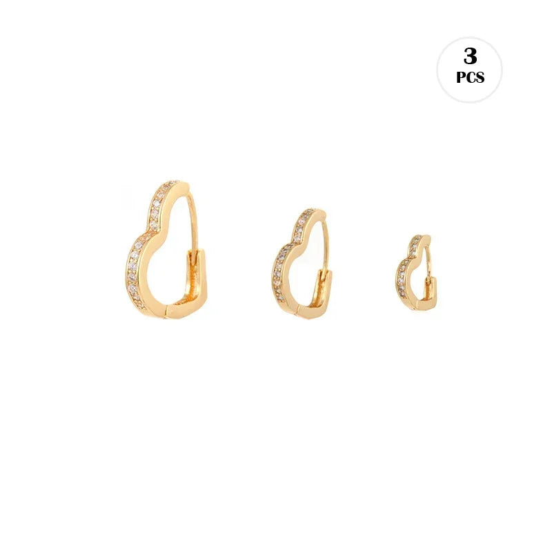 Cubic Zirconia Fashion Stud Earings (Mix and Match)