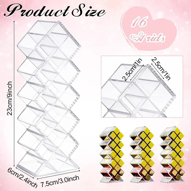 Professional Acrylic Lipstick Organizer