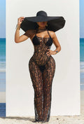 Island Cover Up + Halter Swimsuit Set