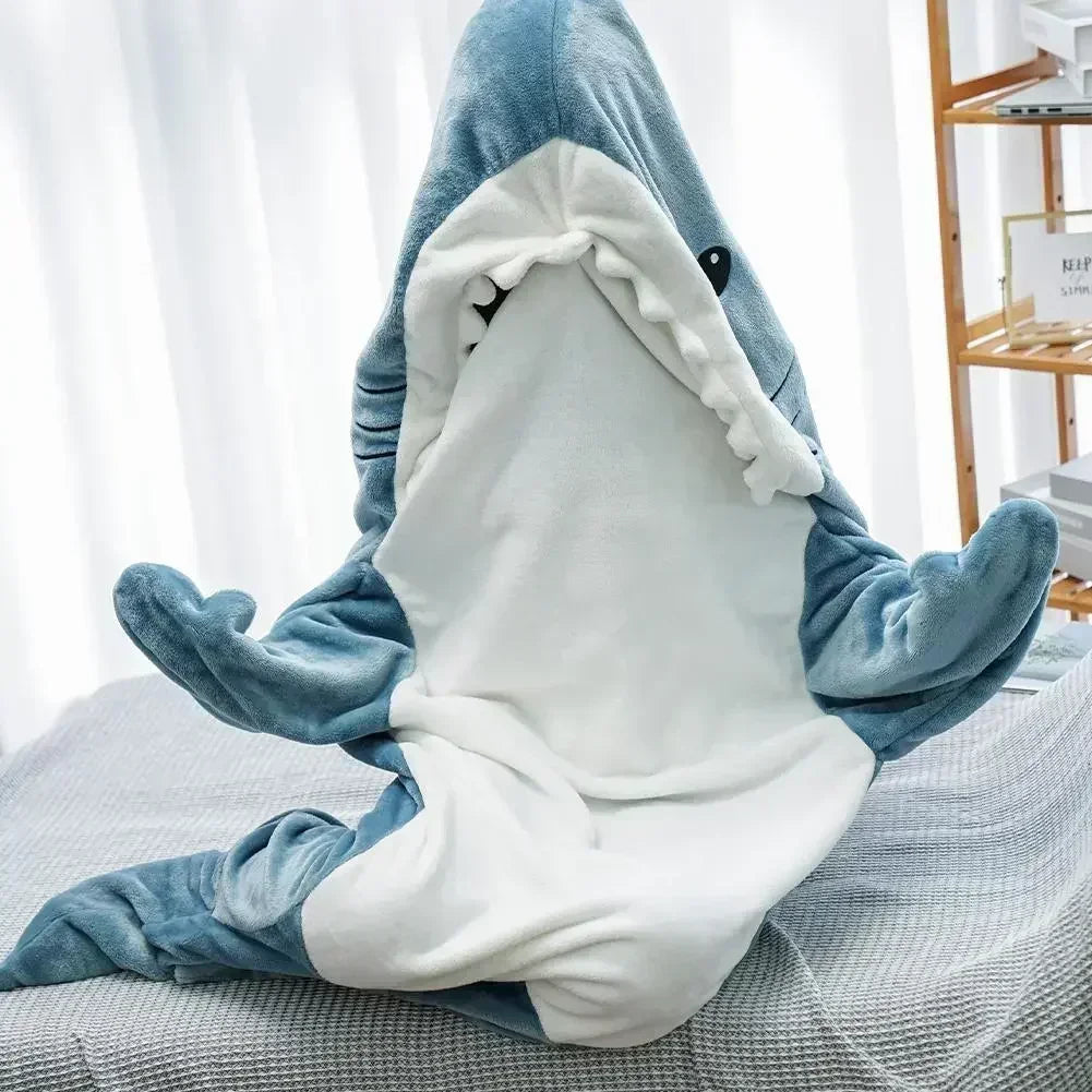 TikTok Kids Shark Blanket Onesie