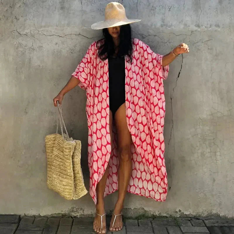 Tie Dye Kimono Summer Dress