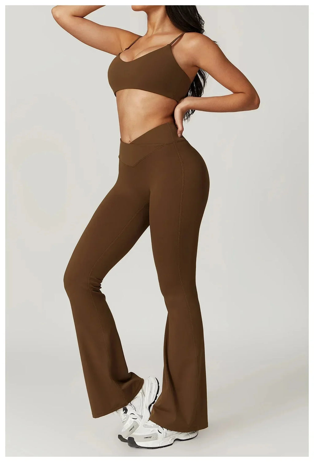Women's Wide Leg High Waist Yoga Set