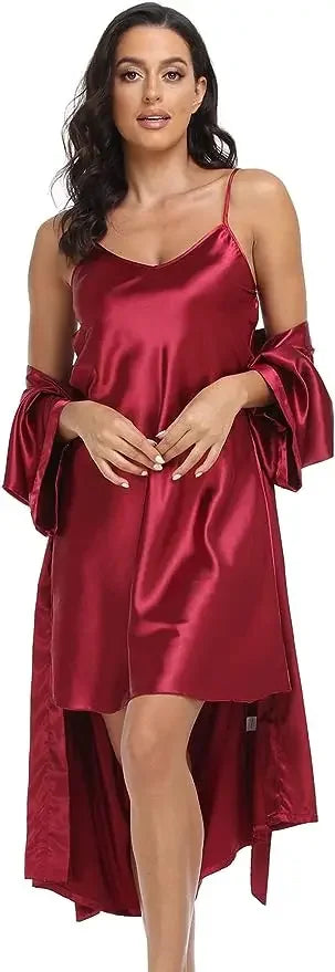 Silk Evening Chemise Nightgown