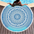 Yoga Meditation Microfiber Mandala Round Beach Towel