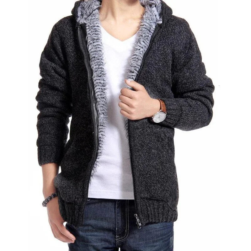 Men's Cold Weather Lined Sweater