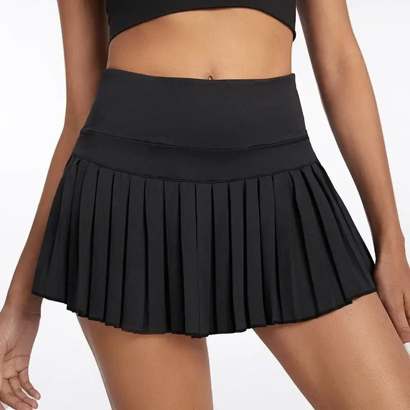High Waist Pleated Tennis Skirt XS-XXL