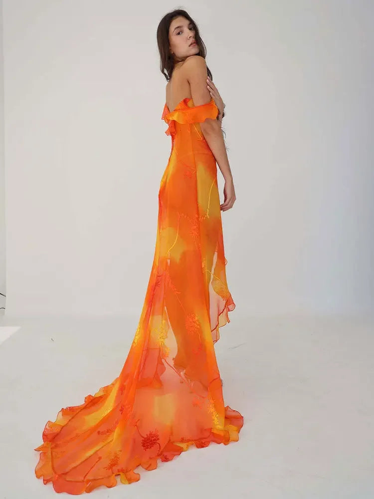 Jojo High Slit Maxi Dress