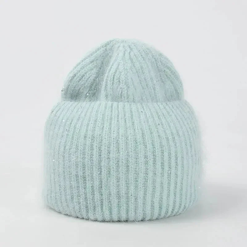 Women’s Rabbit Fur Beanie Hat