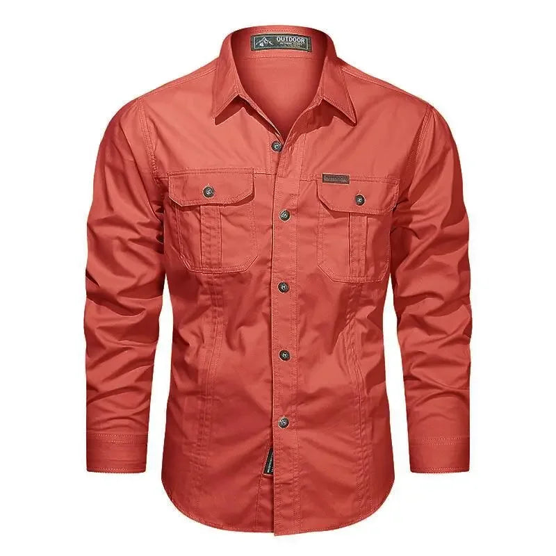 New Men's Casual Shirt 5XL 6XL Male Overshirt 2020 Military Cotton Shirts Men Brand Clothing Leisure Shirt Blouse AF1388