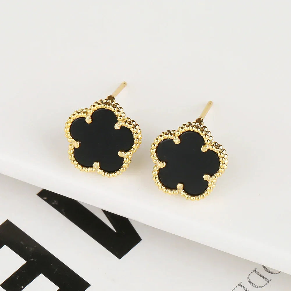 LUX Clover Earrings 18K Gold Plated