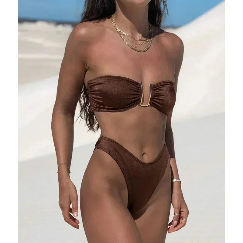 Women’s Bandeau Push Up Bikini