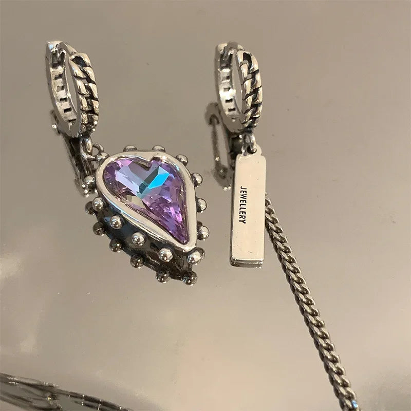 Lux Double Loop Drop Earrings