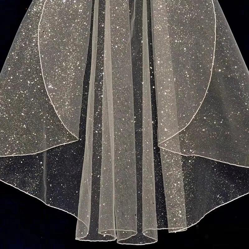 Short Bridal Veil with Comb