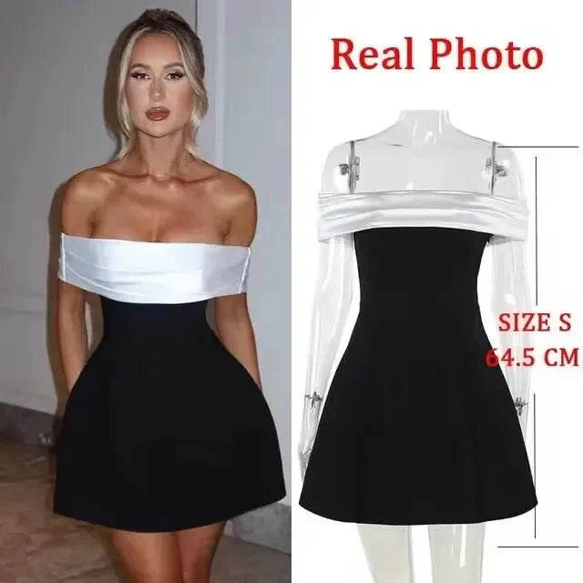 Monroe Strapless Bow Party Dress