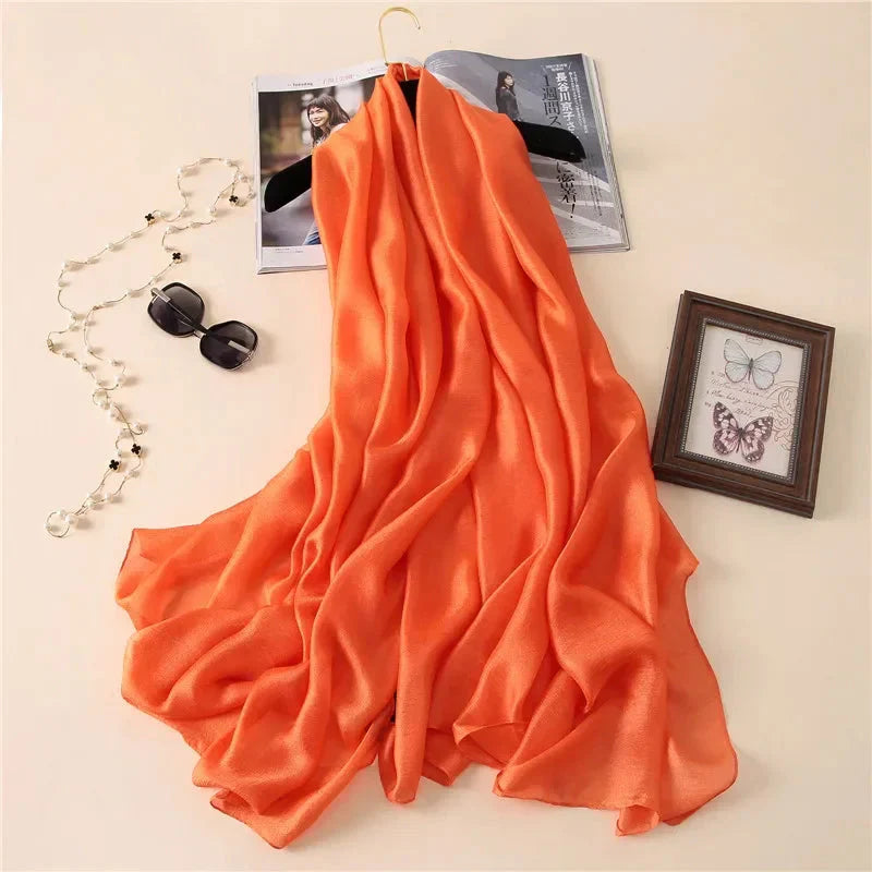 Silk Linen Shawls Scarves