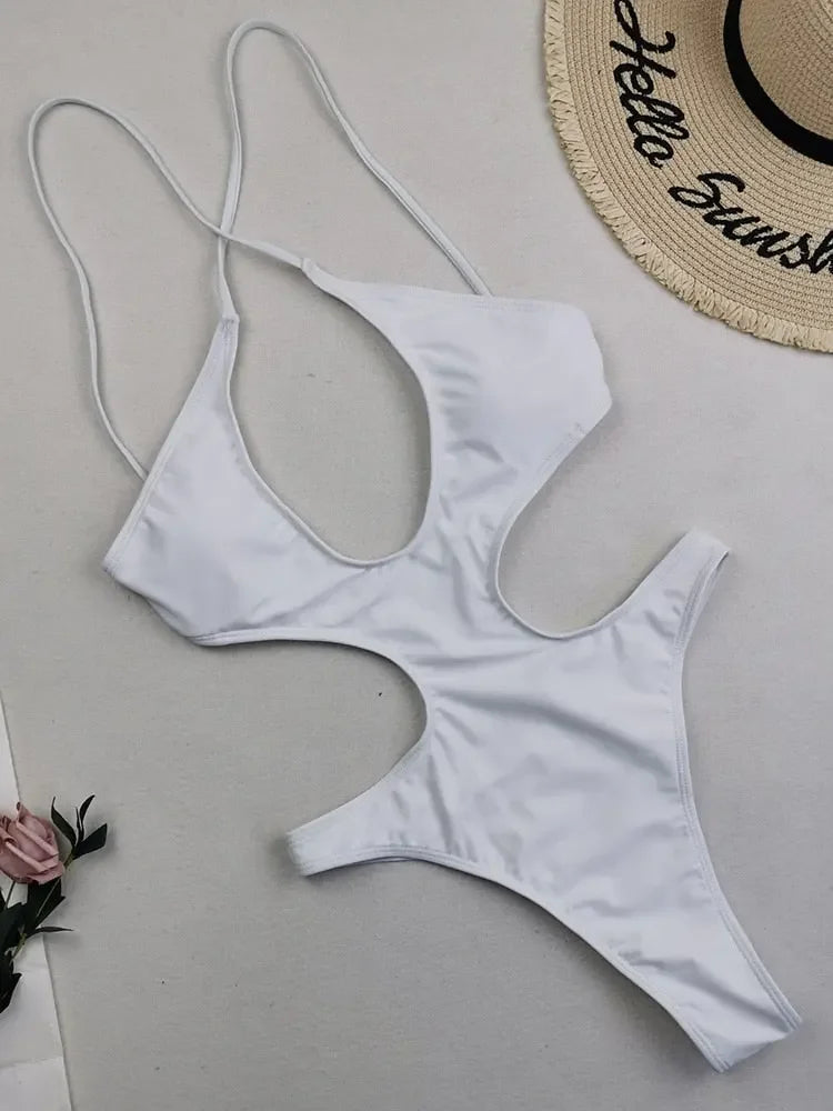 Hannah Halter High Cut Monokini