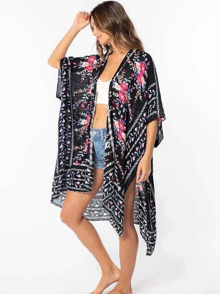 Boho Babe Printed Kimono