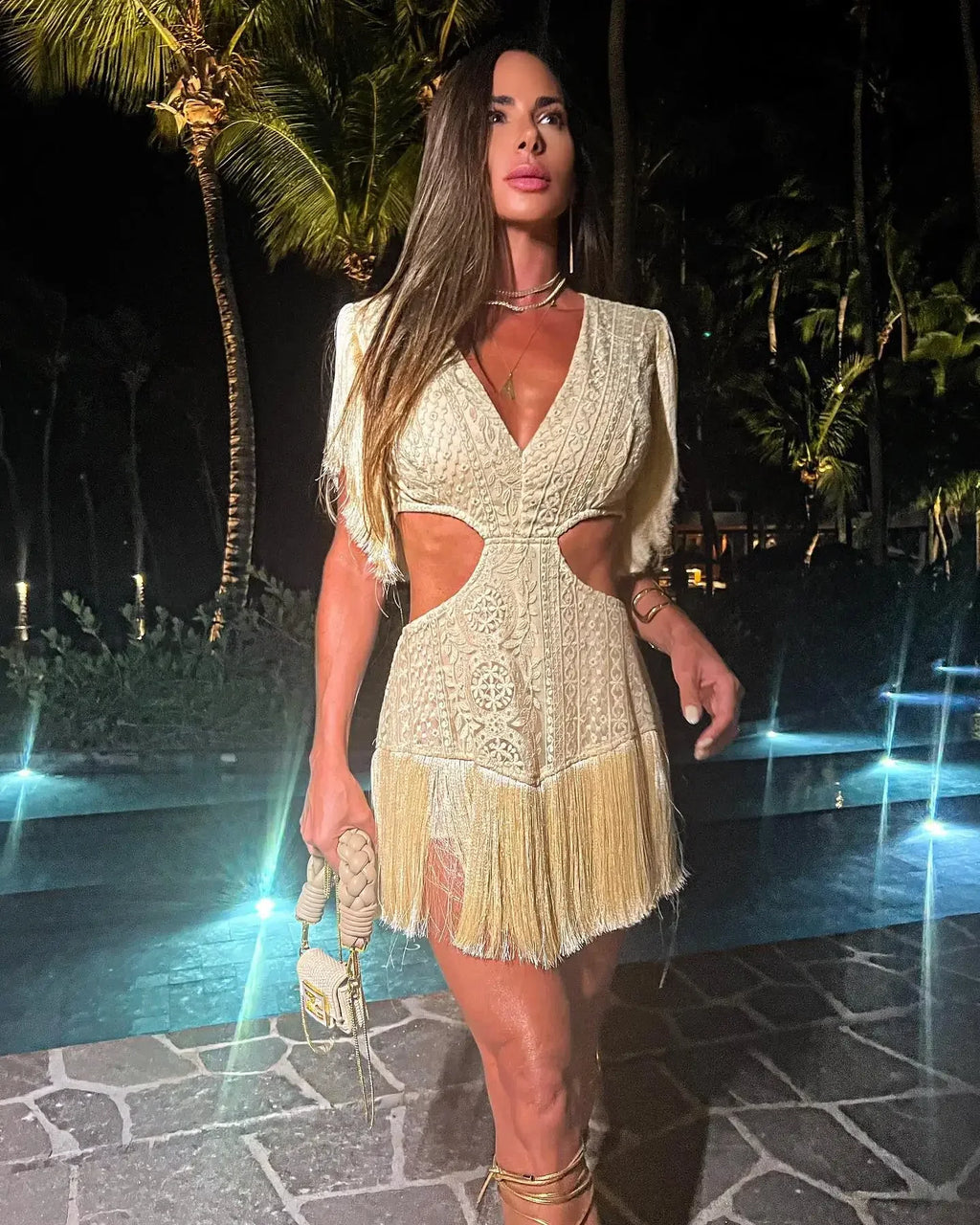 Fiji Mini Tassle Dress