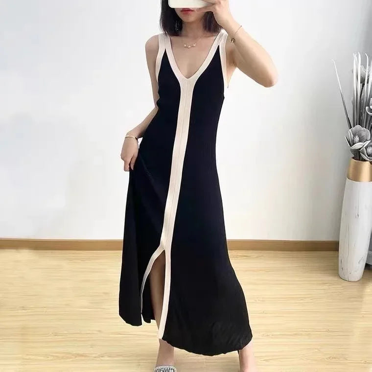Classic Black Summer Maxi Dress