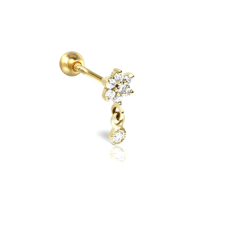 Moon Stud Earrings