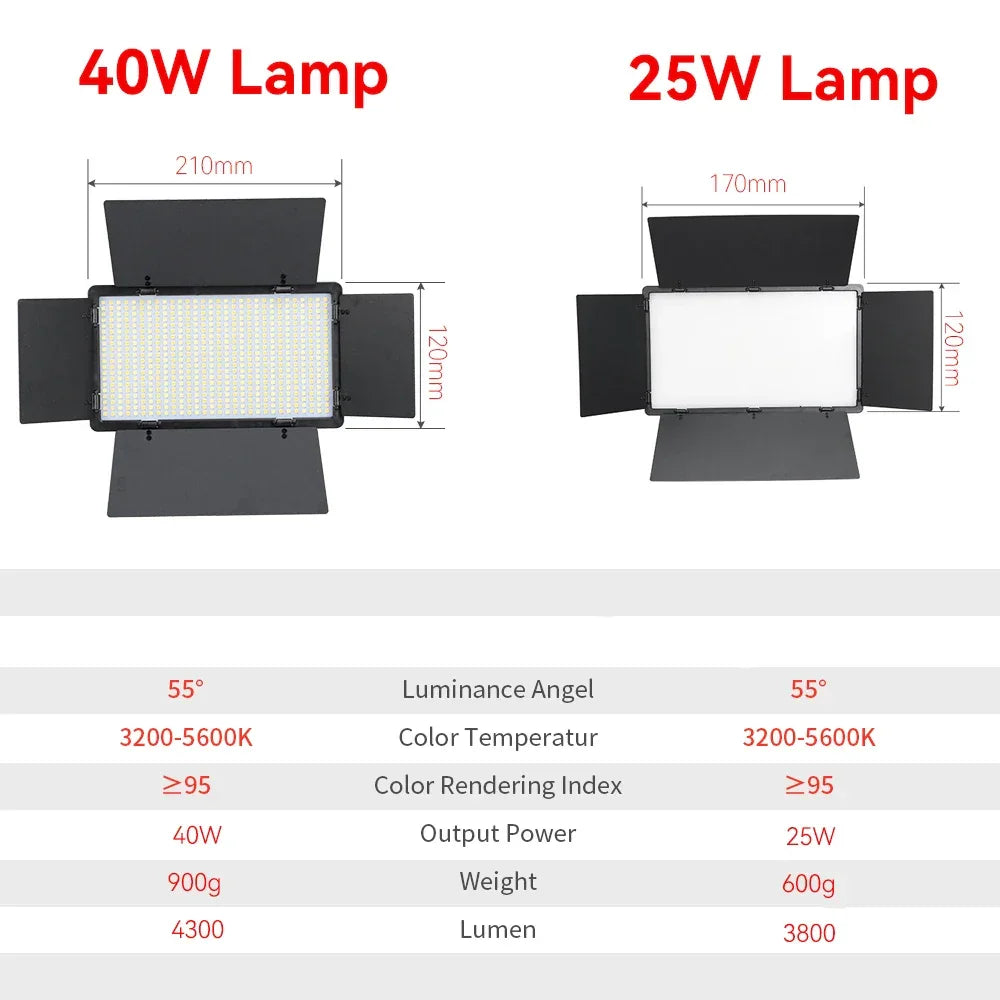LED Video Light For Live Streaming