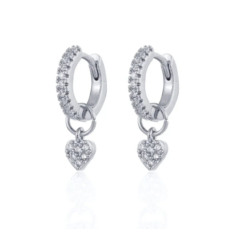 Cubic Zirconia Fashion Stud Earings (Mix and Match)