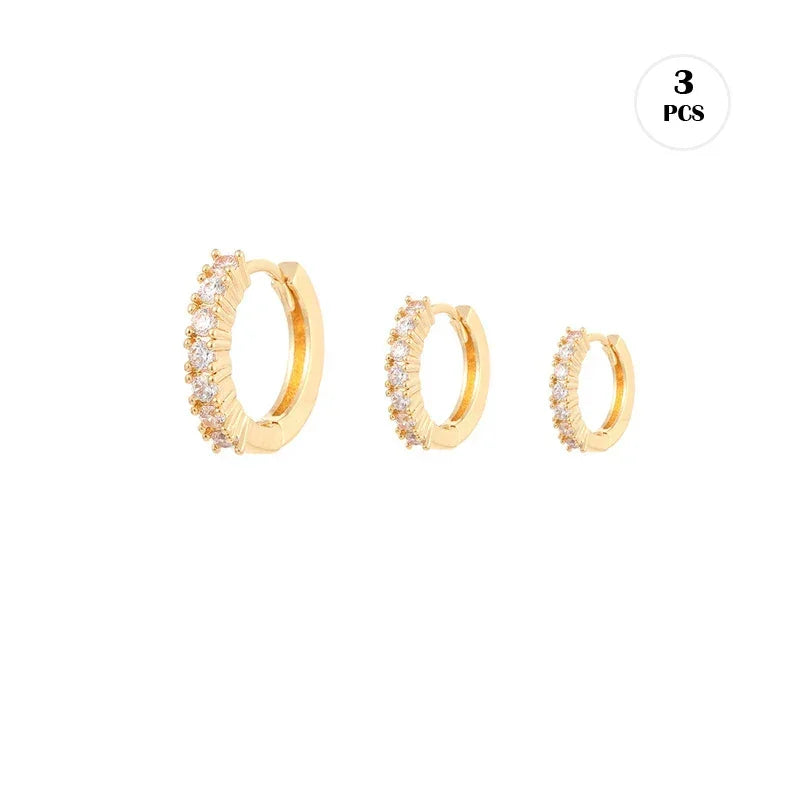 Cubic Zirconia Fashion Stud Earings (Mix and Match)