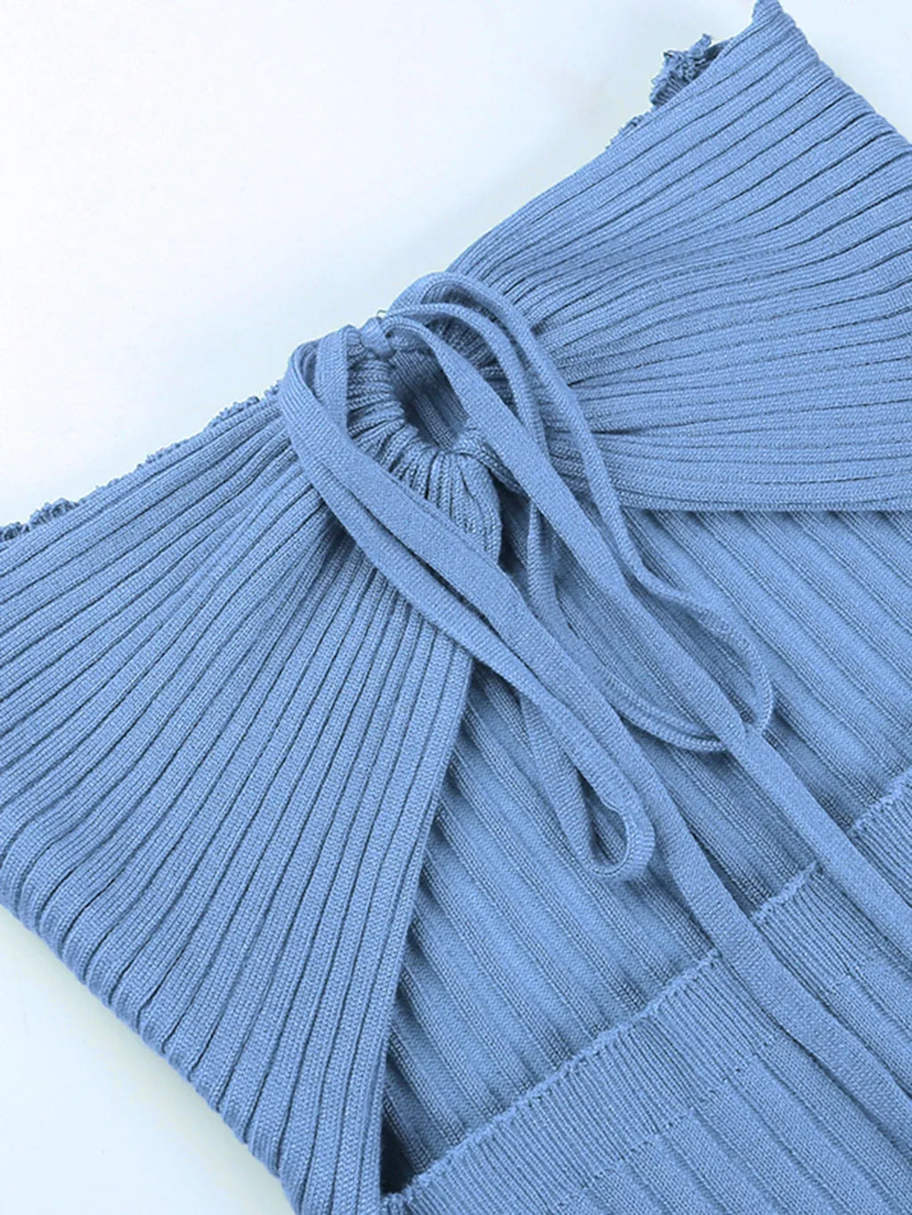 Knitting Strapless Backless Summer Dress Women 2023 Pleated Bodycon Mini Sexy Dress Elegant CasualDresses Vestidos YL22483PF