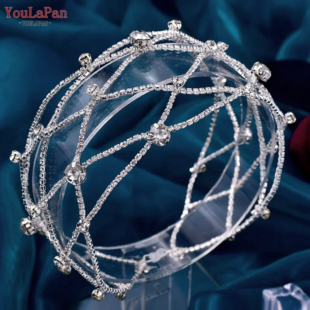 YouLaPan HP496 Fashion Woman Headband Rhinestone Bridal Headpiece Wedding Hair Accessories Bride Tiara Pageant Headdresses