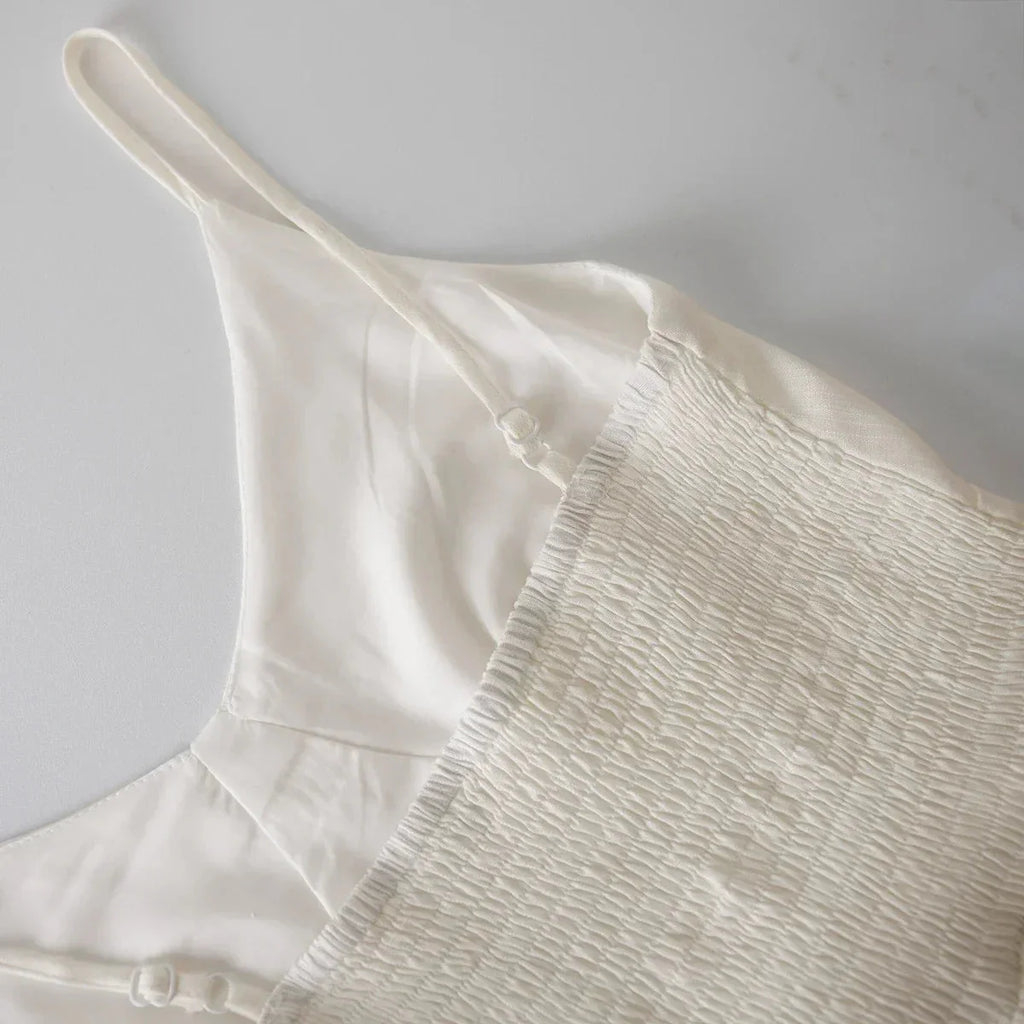 Vintage Linen Summer Dress