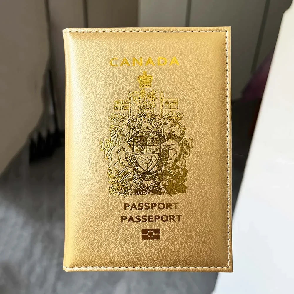 Travel accessories Canadian Passport Cover Protector Pu Leather covers for Passport  Drop Shipping