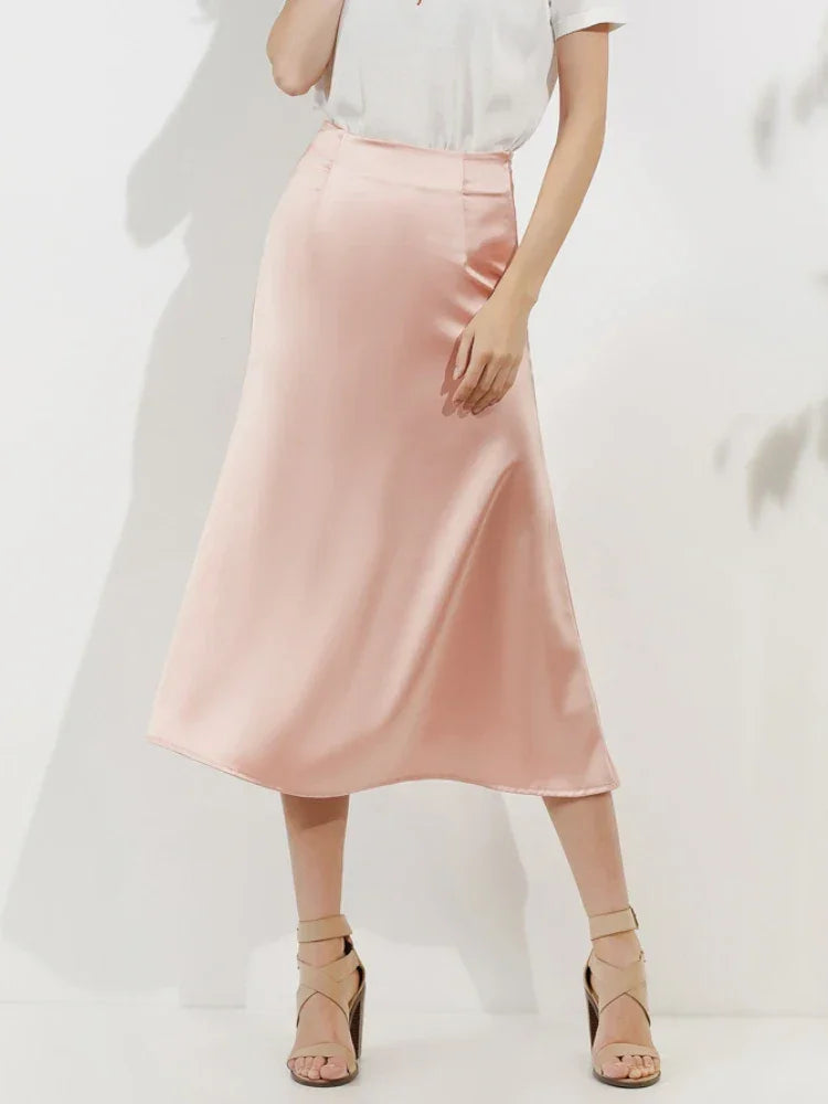 Classic Satin Pencil Sirt