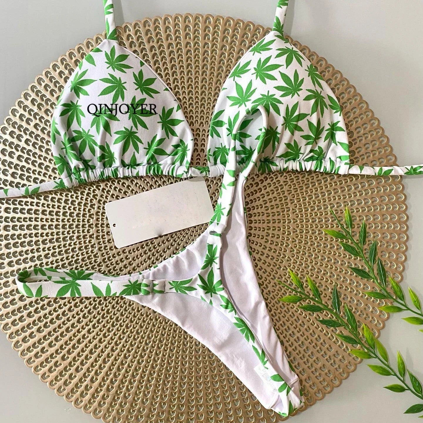 Hottie Print Brazilian Bikini
