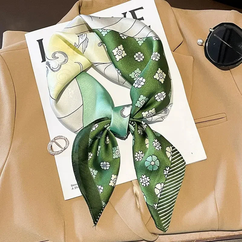 Saturday Afternoon Silk Square Scarf
