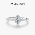 LUX Marquise Cut CZ Ring 925 Sterling Silver