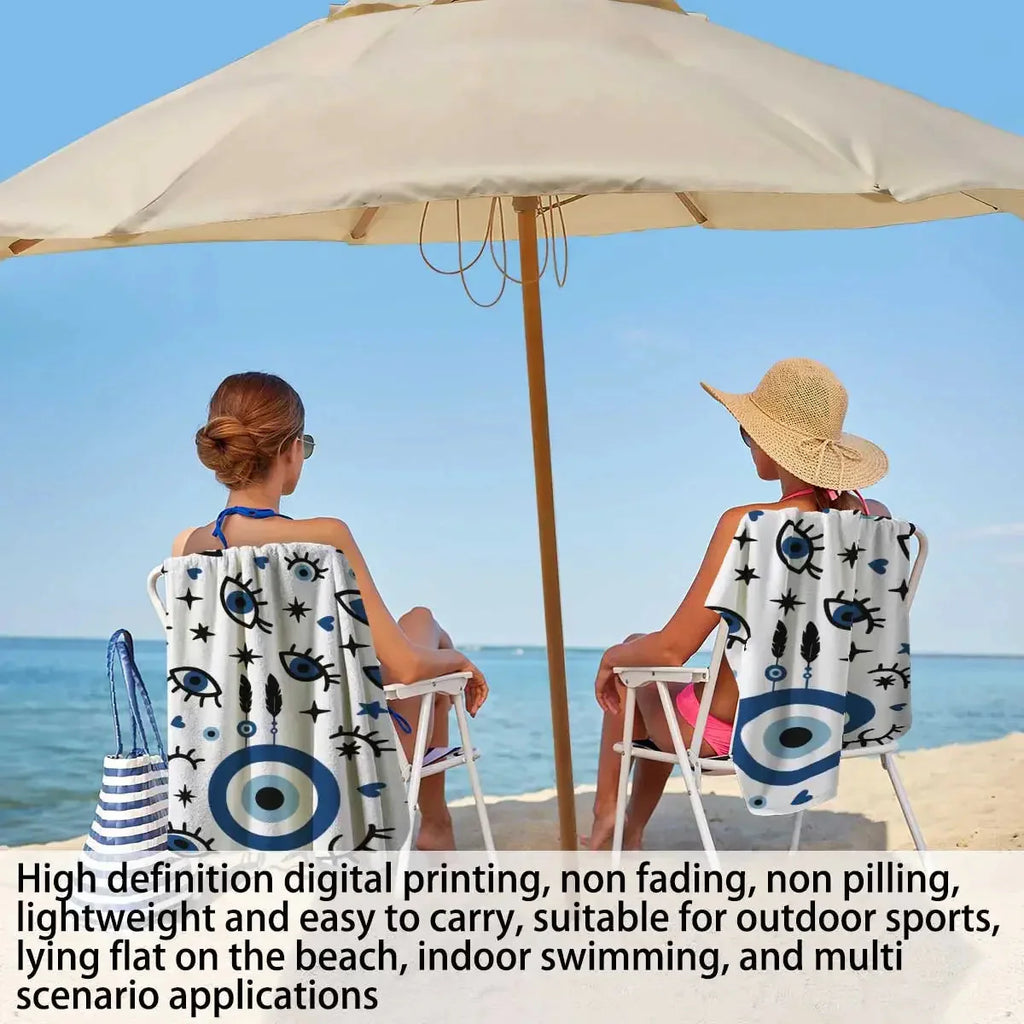 Abstract Quick Dry Beach Towel