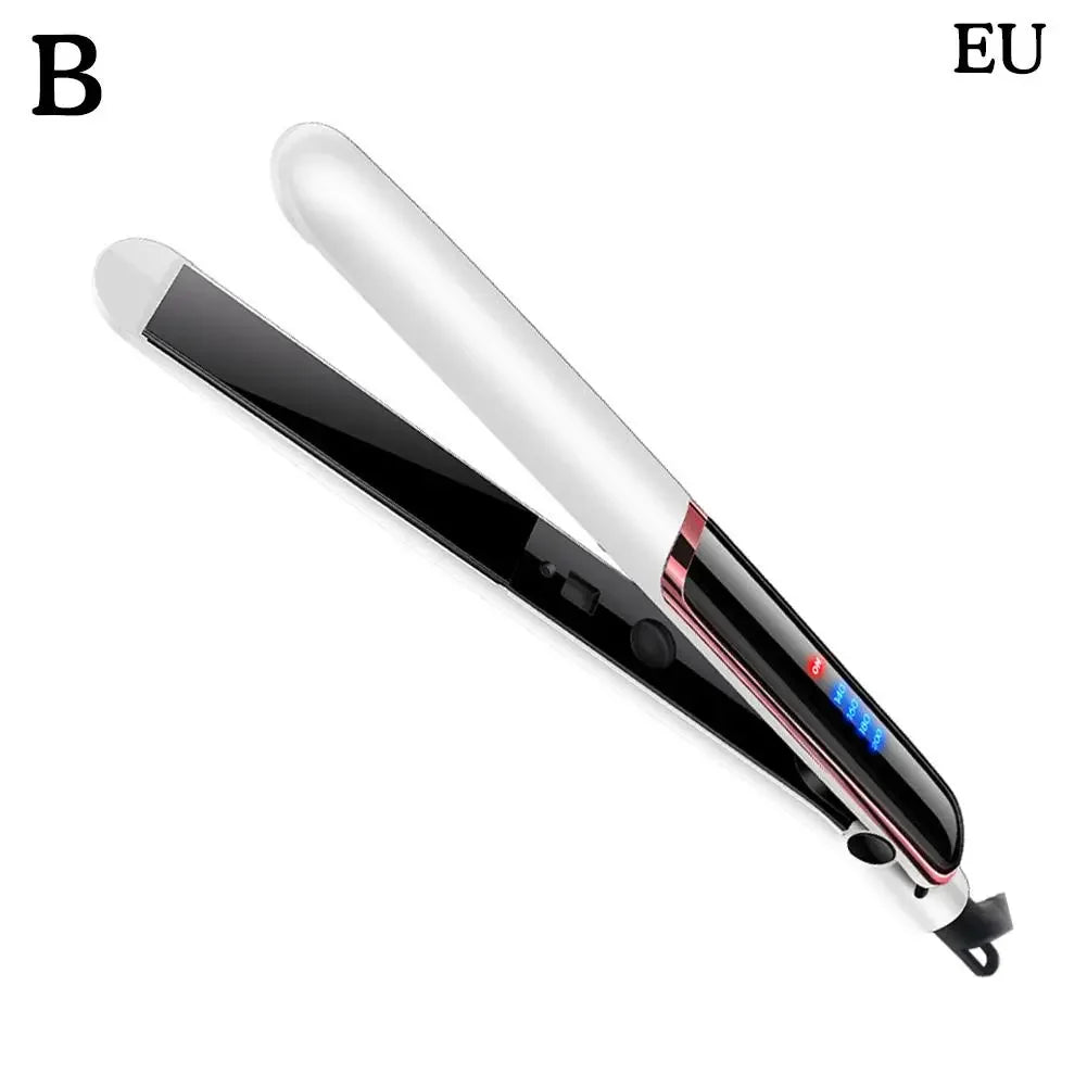 Professional Hair Straightener Ceramic Ionic Fast Heat-Up Ion Negative Hair Iron Iron Display Straightener Hair Lcd Flat X5P2