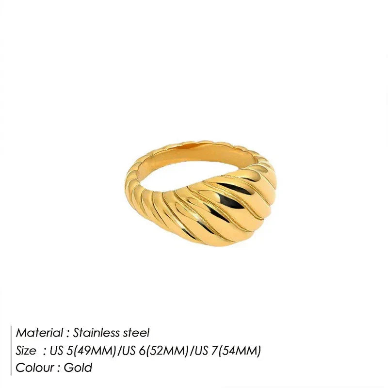 Fashion Ring 316L Stainless Steel Ring Anillo Ringen Mujer Women Rings Bague Couple Matching Jewlery Fashion Gifts Do not fade