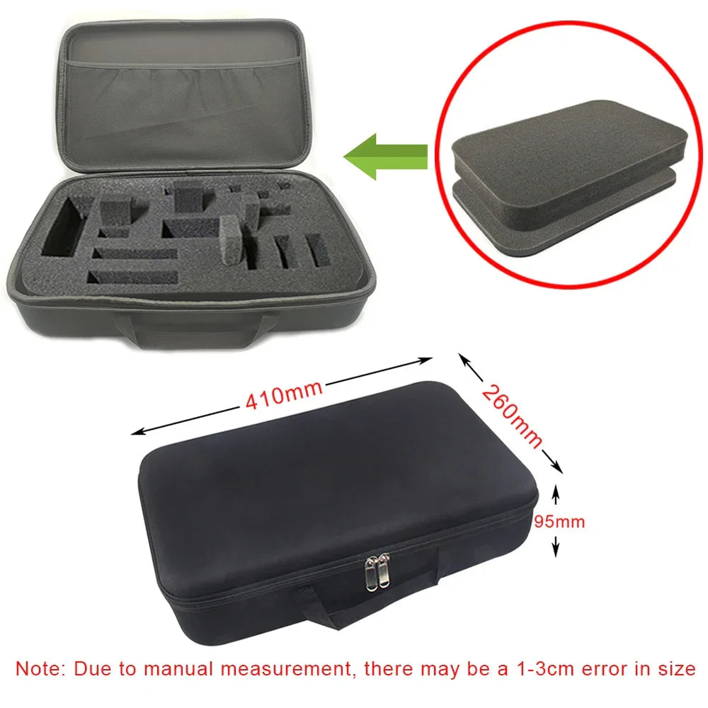 8 Slot Watch Storage Box Shockproof Watch Carry Case Organizer Protective Canvas EVA Hard Shell Zipper Watch Storage Case