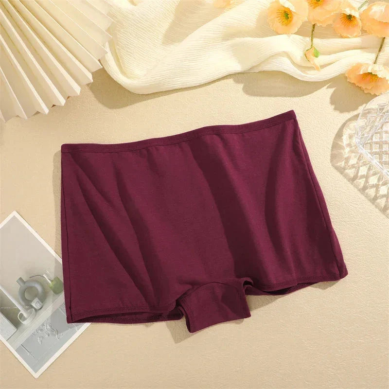 Women's Cotton Seamless Sports Boxers XS-XL