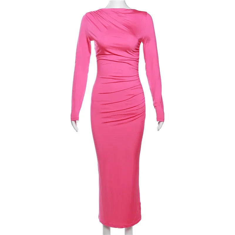 Snatched Long Sleeve lBodycon Dress
