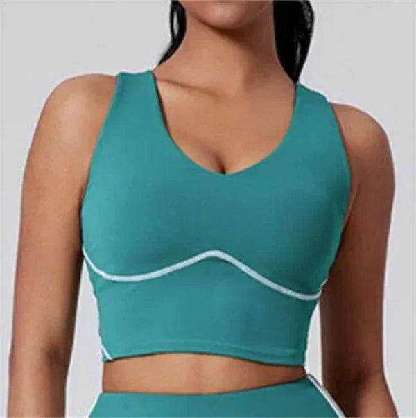 2025 1/2PCS High Waist Anti Shorts Yoga Set Women Sport Bra Gym Workout Skirt Fitness Sports Active Suit Tennis Badminton Wear