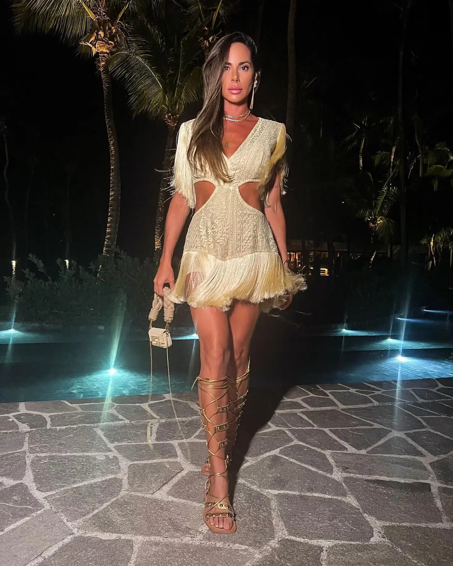 Fiji Mini Tassle Dress