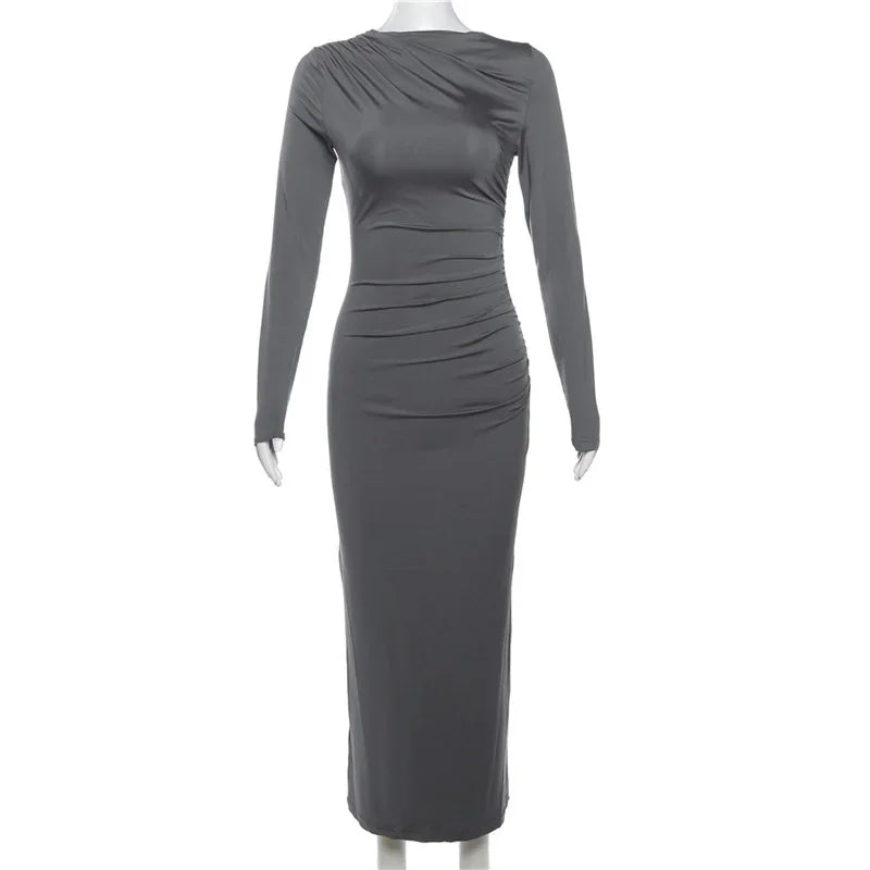 Snatched Long Sleeve lBodycon Dress
