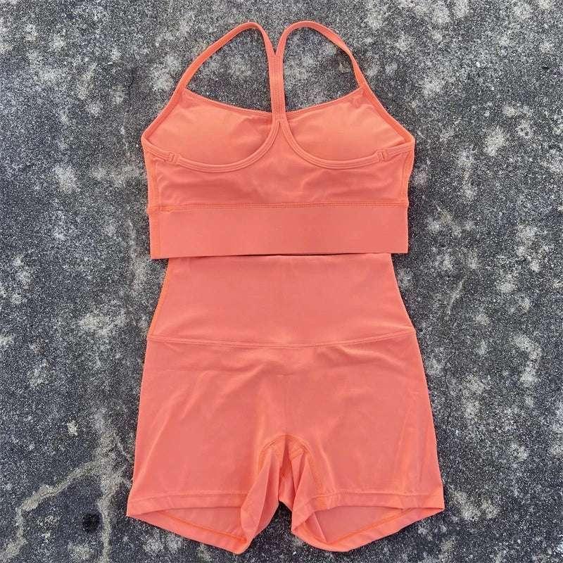 Lightweight Quick Dry Training Bra & Shorts Set