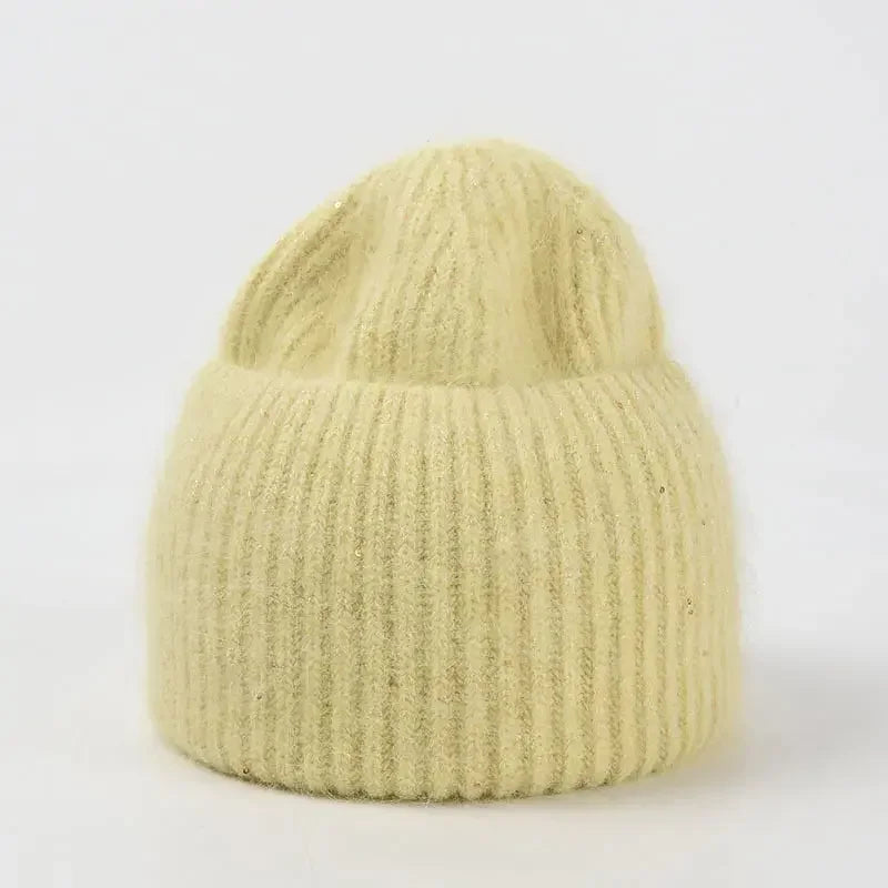 Women’s Rabbit Fur Beanie Hat