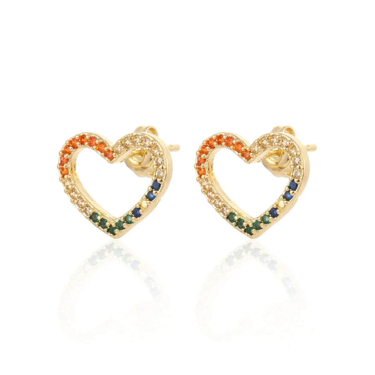 Cubic Zirconia Fashion Stud Earings (Mix and Match)